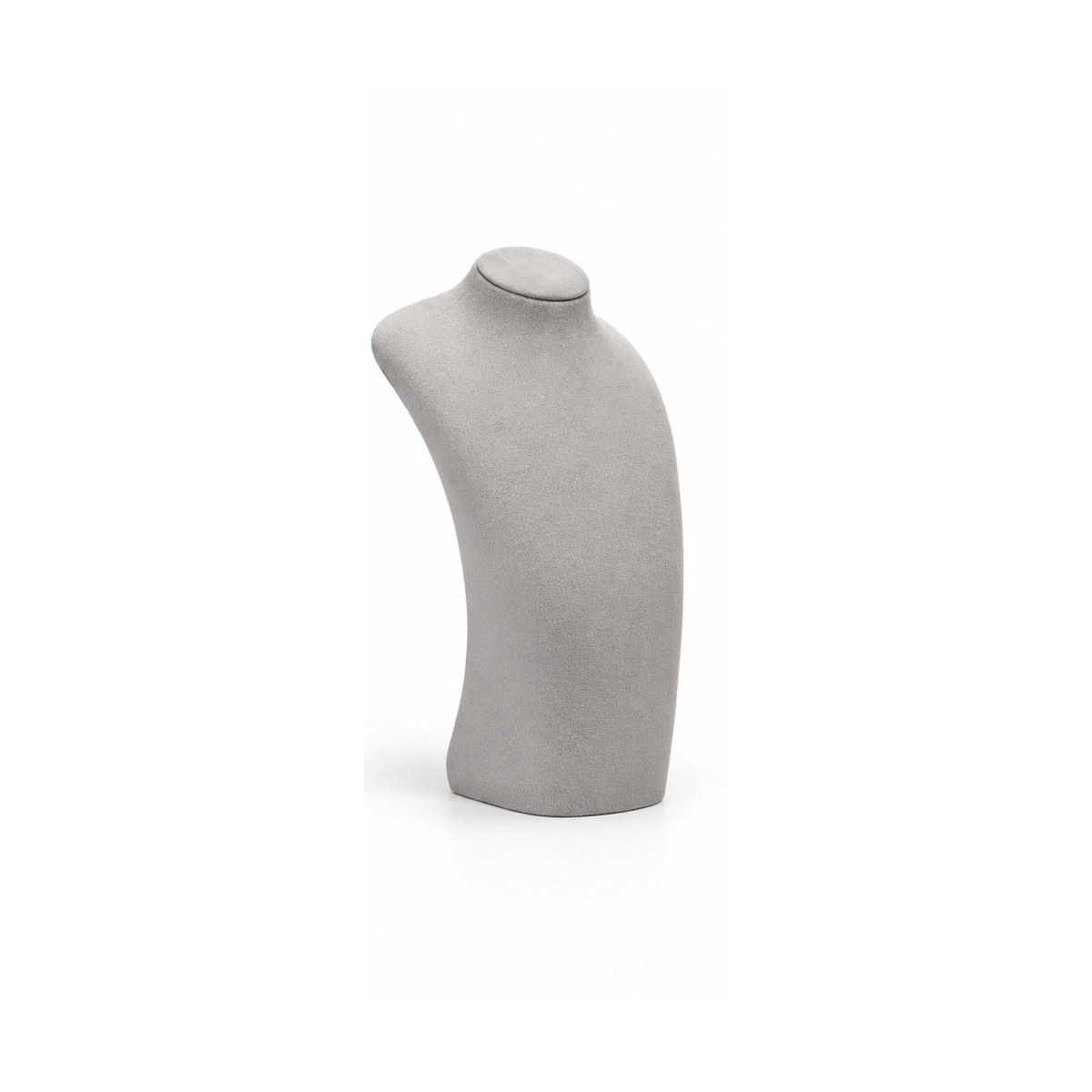 Gray Curved Bust H2 / 18 x 34.5 cm necklace display - CND015