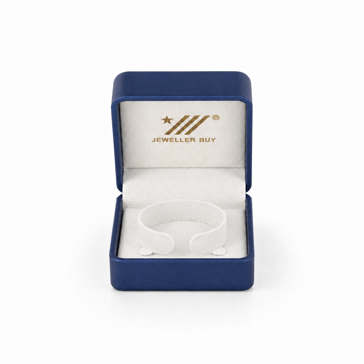 Blue PU Leather Bangle Box