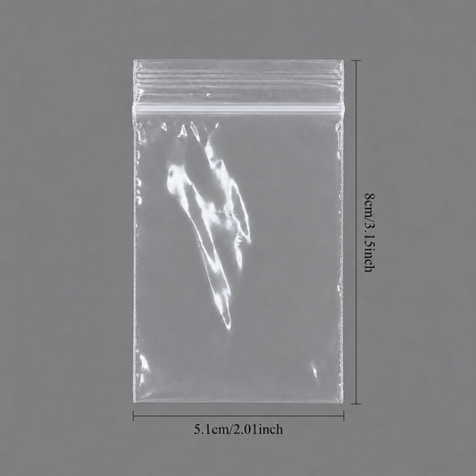 2" x 3" Clear Zip-Top Jewelry Packaging Bags, 1000 Count – Jeweller Buy