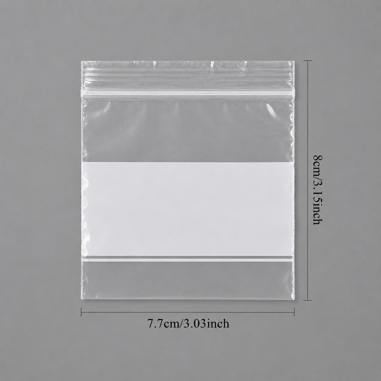3" x 3" Write-On Clear Jewelry Zip Bags, 1000 Count – Jeweller Buy