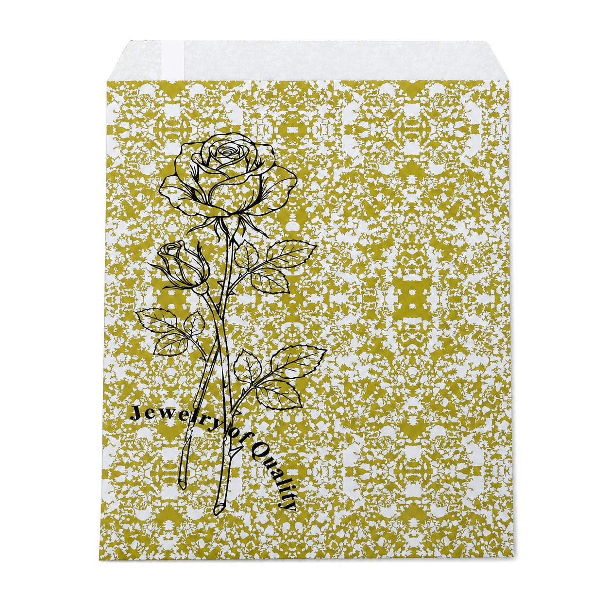 Golden Paper gift bag  Price For 100pcs ,8.5" x 11"