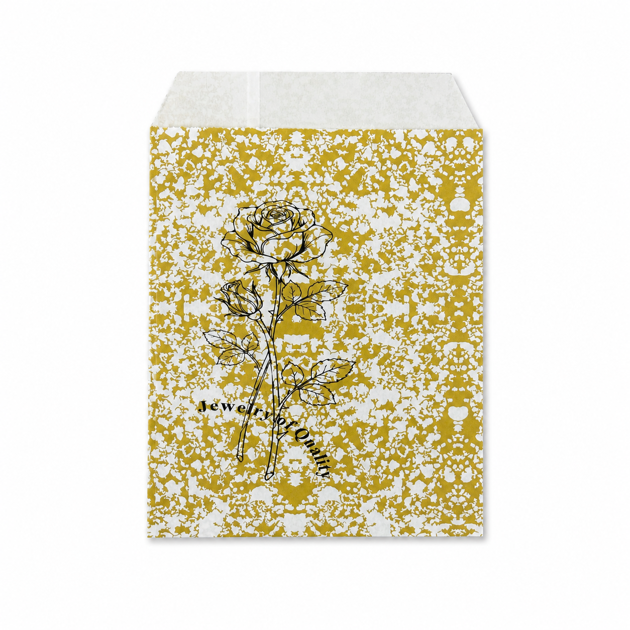 Golden Paper gift bag  Price For 100pcs ,5" x 7"