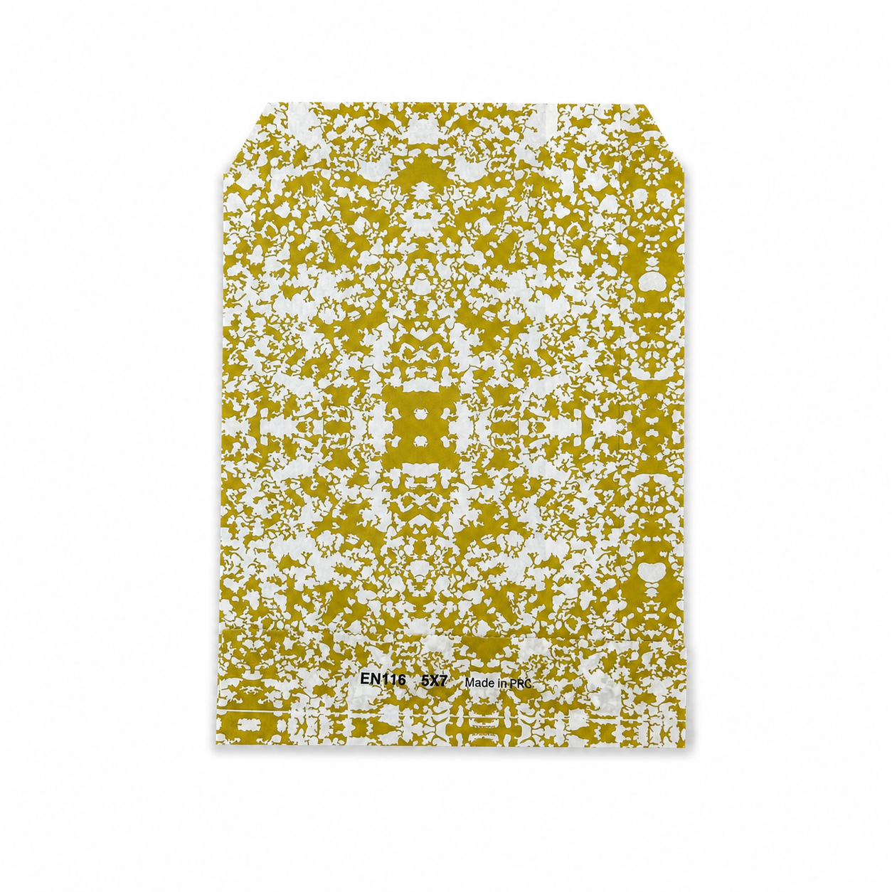 Golden Paper gift bag  Price For 100pcs ,5" x 7"
