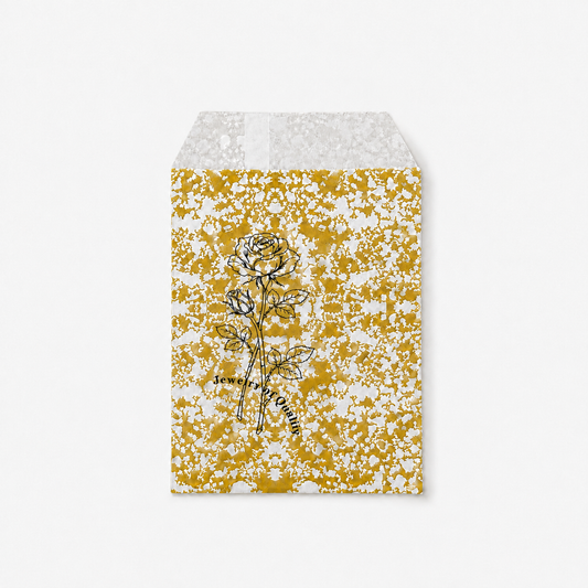 Golden Paper gift bag  Price For 100pcs, 4" × 6"