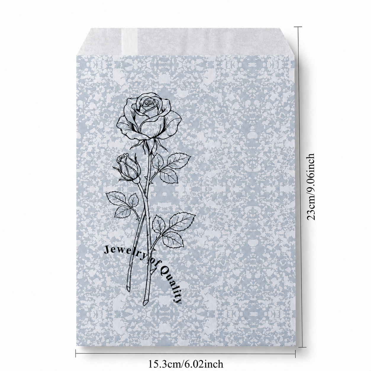 Silver Paper gift bag  Price For 100pcs, 6" × 9"