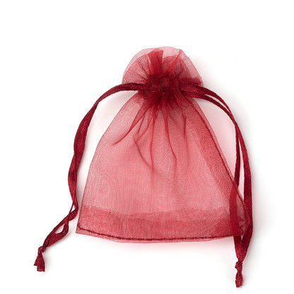 100PCS Popular-Selling Organza Gift Bags Small Mesh Bags Drawstring Gift Bags Gift Bags