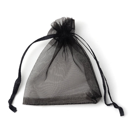 100PCS Popular-Selling Organza Gift Bags Small Mesh Bags Drawstring Gift Bags Gift Bags