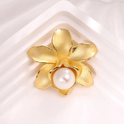 Custom freshwater pearl gold plated 925 pure sterling silver pendant for women