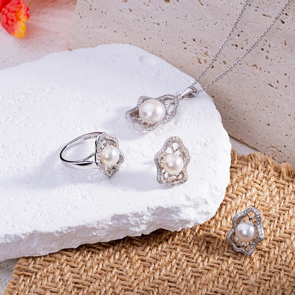 Fashion jewellery fine jewelry ladies women necklaces pendant earrings and ring set