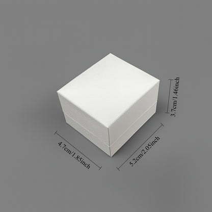 24Pcs White Ring Boxes