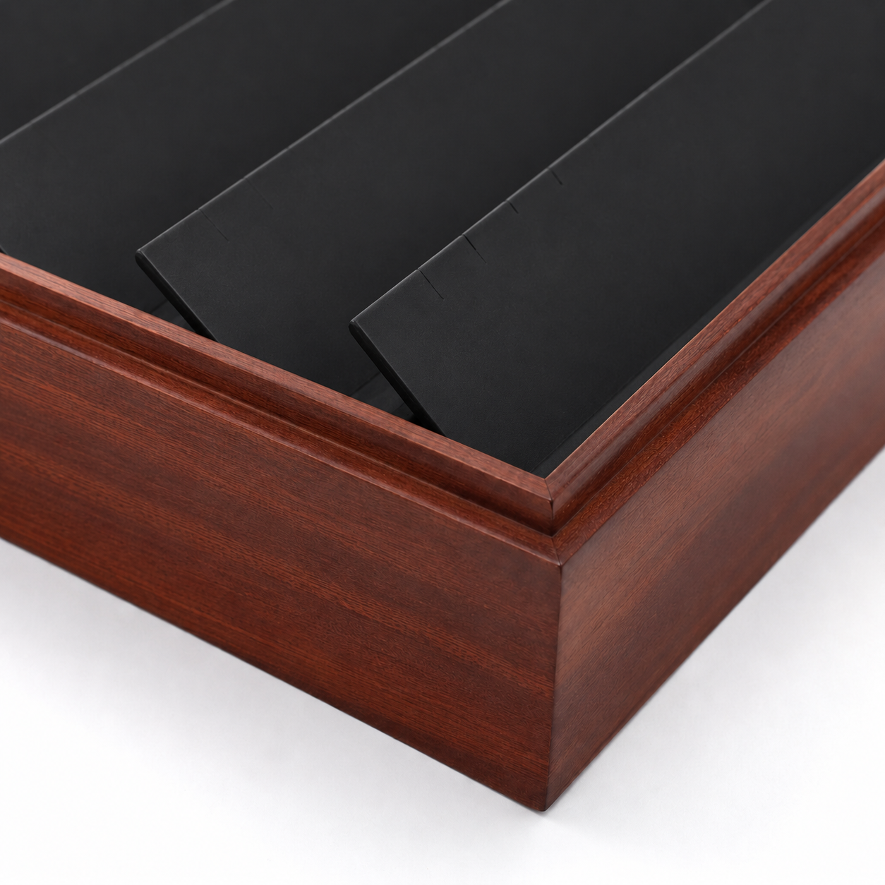11-Slot Wooden Earring Display Tray with Black Interior – Jeweller Buy