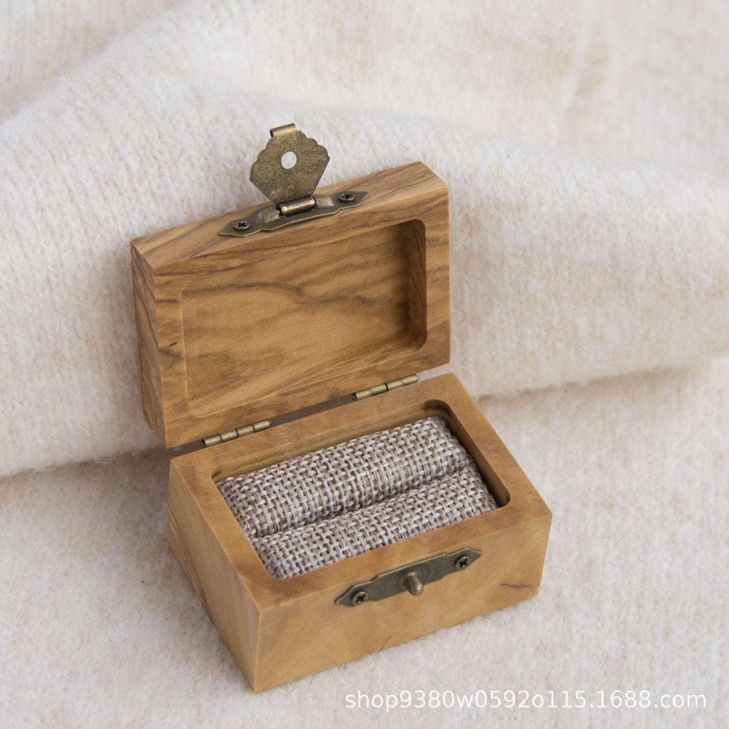 Vintage Ring Box Wooden Box Jewelry Box