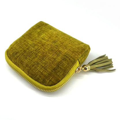 Portable Tassel Zipper Jewelry Bag