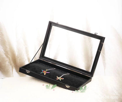 Black Jewelry Display Boxes with Window
