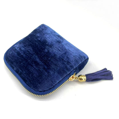 Portable Tassel Zipper Jewelry Bag