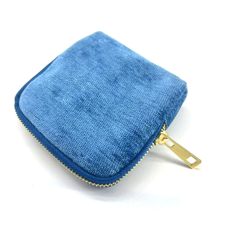Portable Tassel Zipper Jewelry Bag
