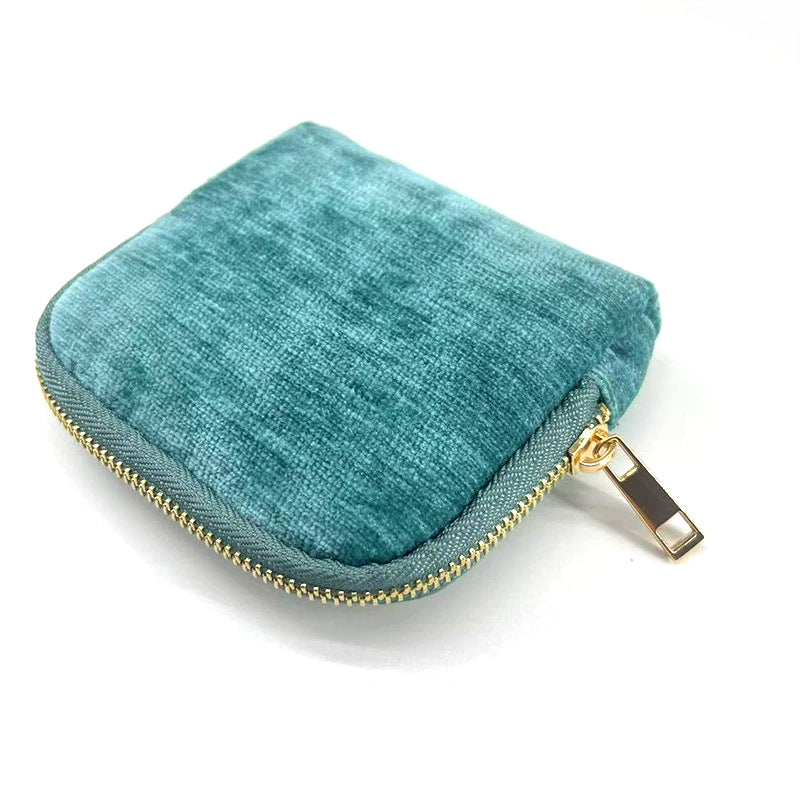 Portable Tassel Zipper Jewelry Bag