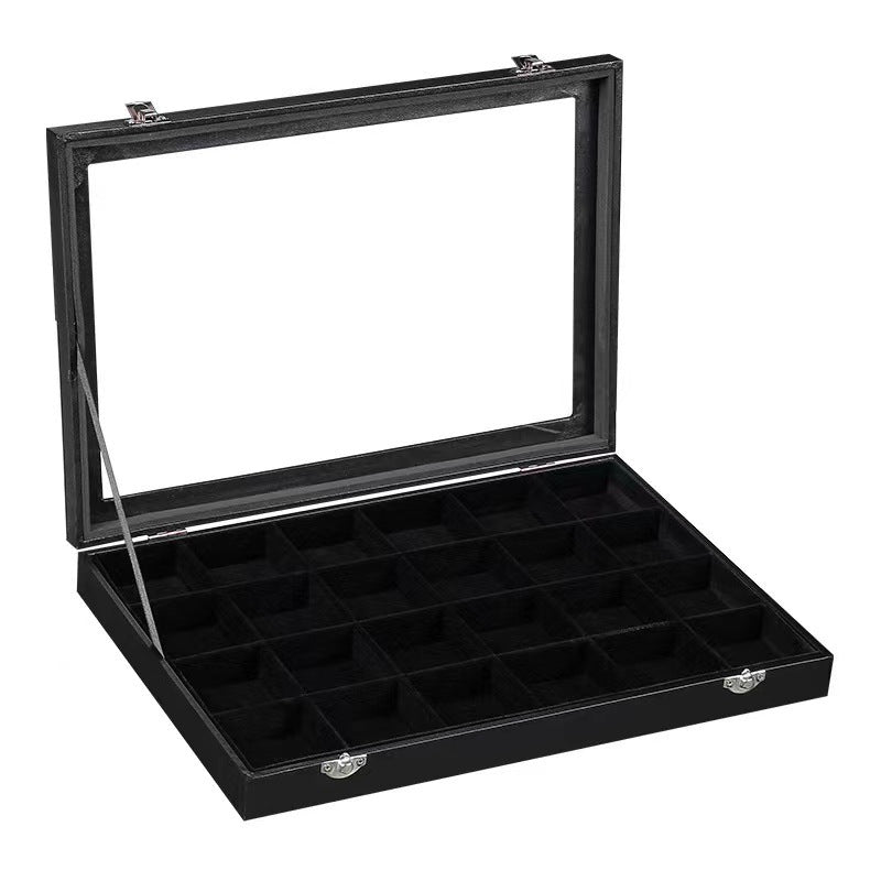 Black Jewelry Display Boxes with Window