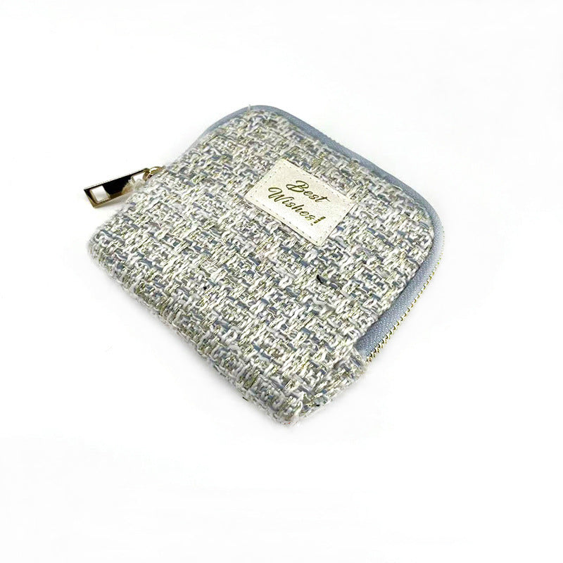 Portable Tassel Zipper Jewelry Bag