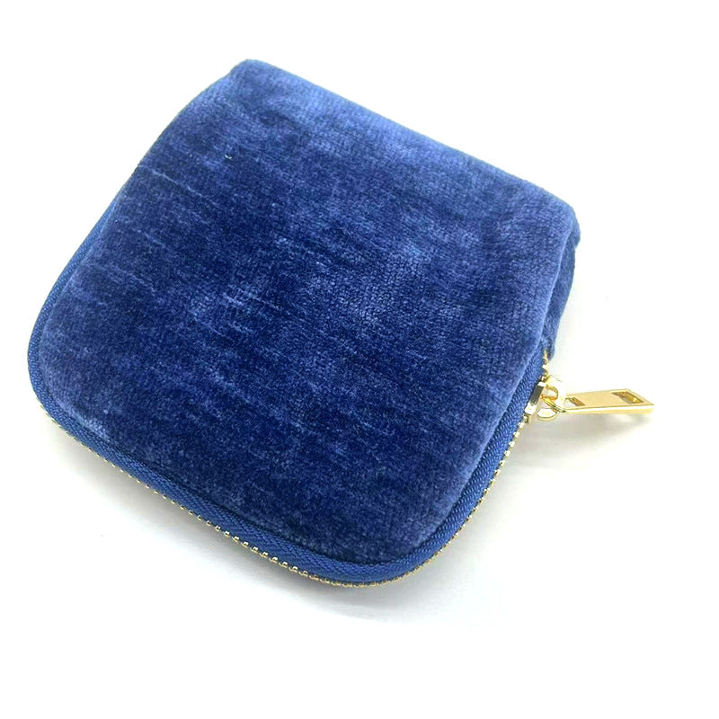 Portable Tassel Zipper Jewelry Bag