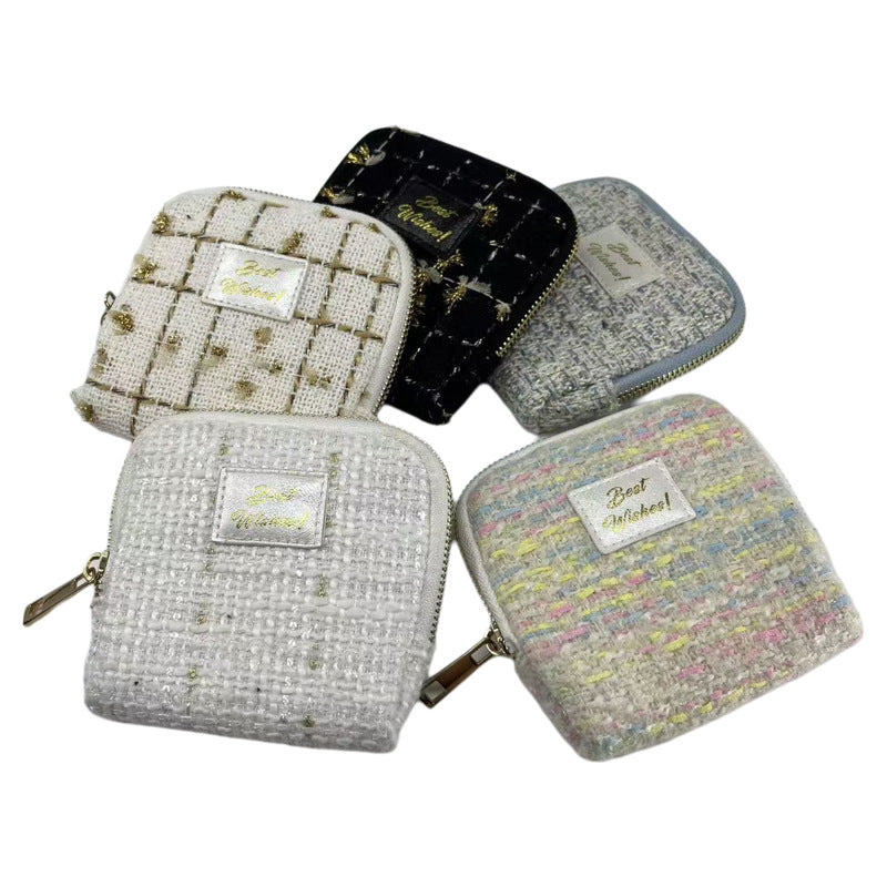 Portable Tassel Zipper Jewelry Bag