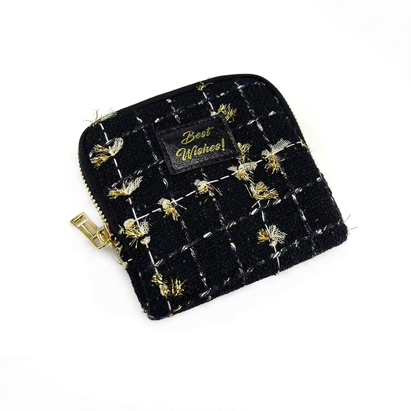 Portable Tassel Zipper Jewelry Bag