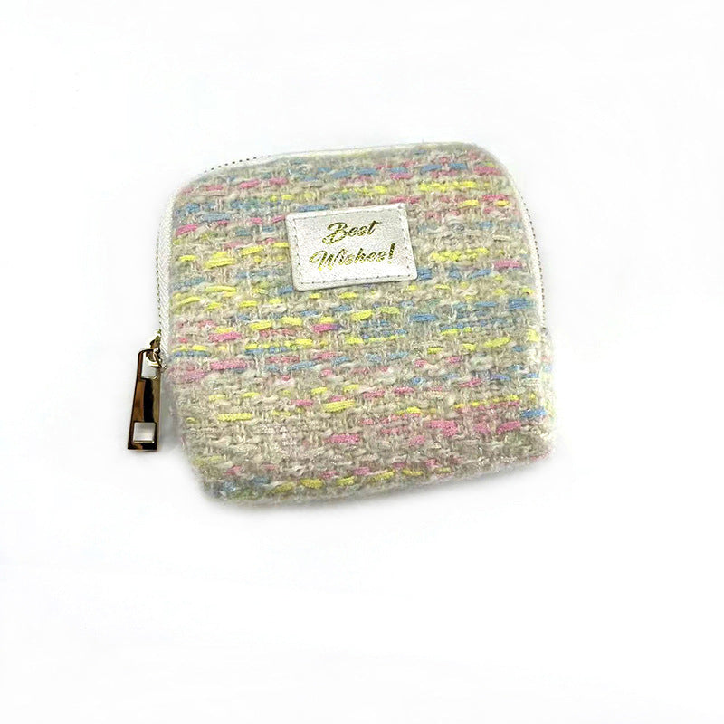 Portable Tassel Zipper Jewelry Bag