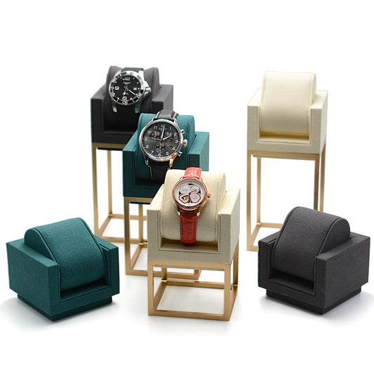 Custom Metal Watch Display Stands for Jewelry Showcases