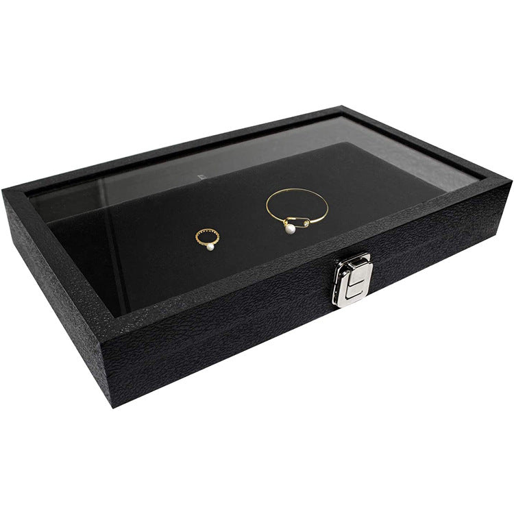 Wooden Jewelry Storage Box with Window