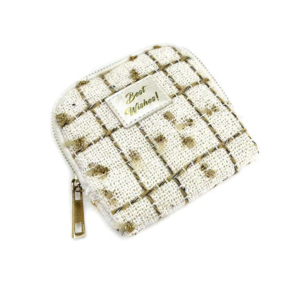 Portable Tassel Zipper Jewelry Bag