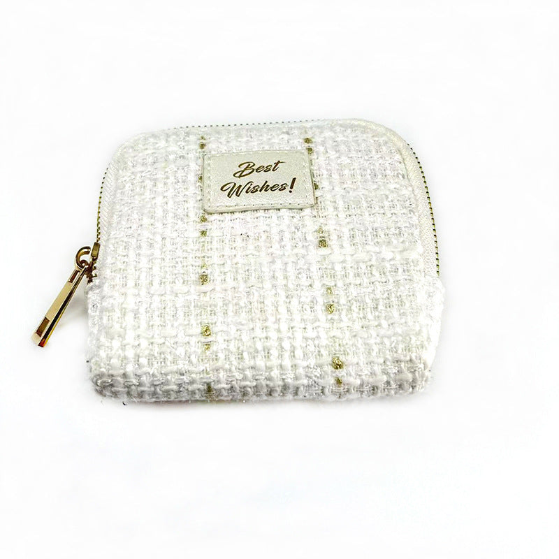 Portable Tassel Zipper Jewelry Bag