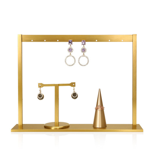 Metal Jewelry Display Stand for Earrings & Studs, Live Streaming & Retail Showcase