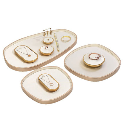 Premium Metal Jewelry Display Stand for Rings, Earrings & Necklaces