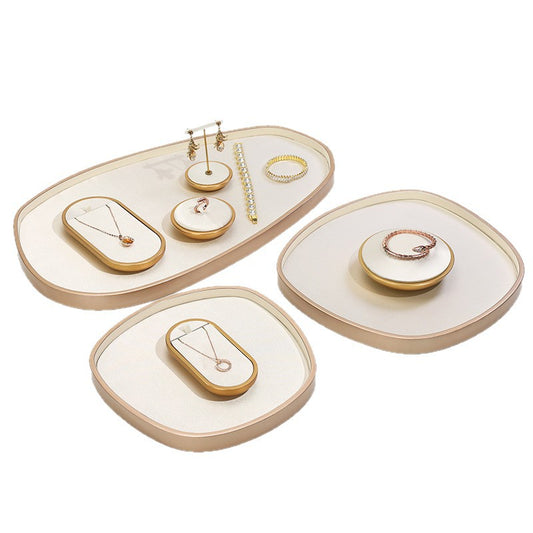 Premium Metal Jewelry Display Stand for Rings, Earrings & Necklaces