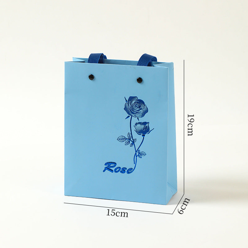 High-end Jewelry Jewelry Bag Universal Packaging Wholesale Paper Bag Jewelry Tote Bag Necklace Ring Bag