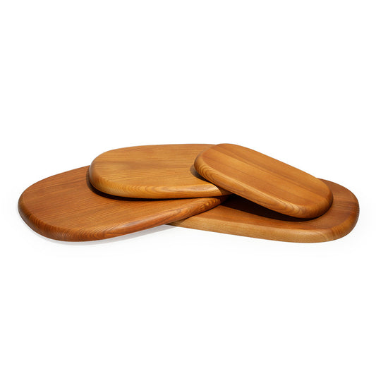 New Solid Wood Jewelry Display Tray | Round Corner Organizer for Necklace, Ring & Live Streaming Showcase