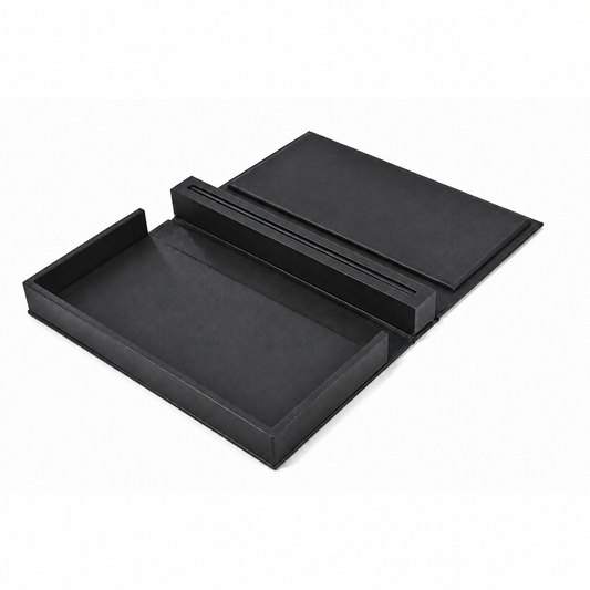 Black Book-Style Jewelry Display Tray Case – Foldable Sales Presentation | Jeweller Buy