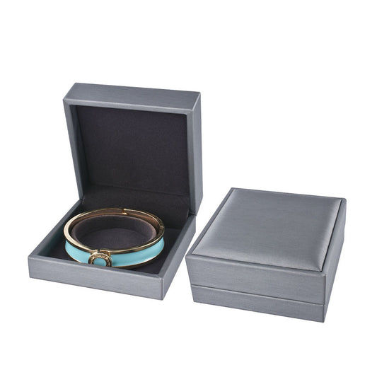 6 Pcs (P06BA-GR) Gray PU Bangle Boxes