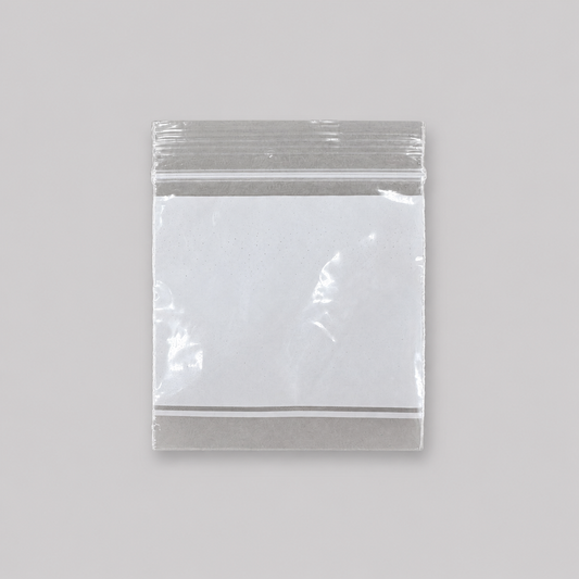 Plastic Zip Bags with White Block Price For 1000pcs ,2" x 2"