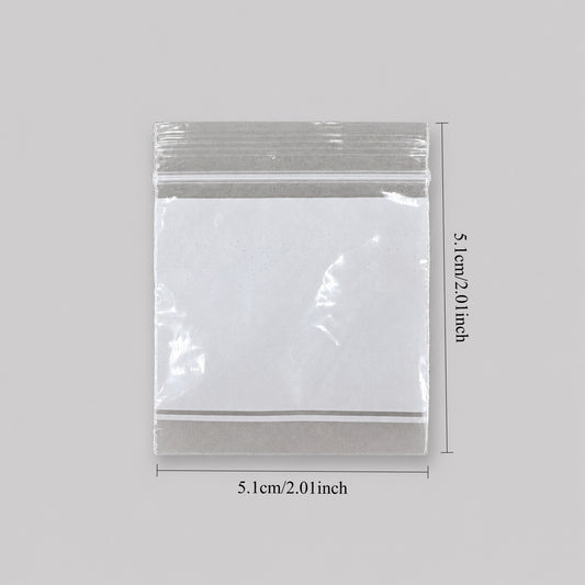 Plastic Zip Bags with White Block Price For 1000pcs ,2" x 2"