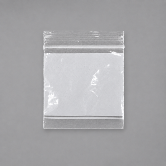 Plastic Zip Bags with White Block Price For 1000pcs ,2" x 2"