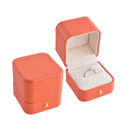 둥근 모서리 PU 링 박스