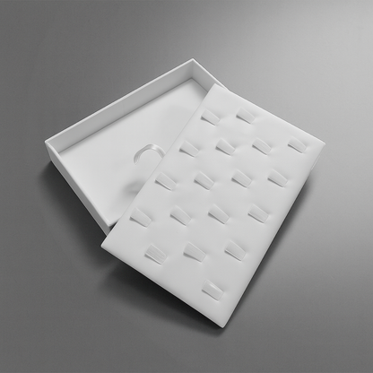 회색 팔찌 시계 디스플레이 트레이