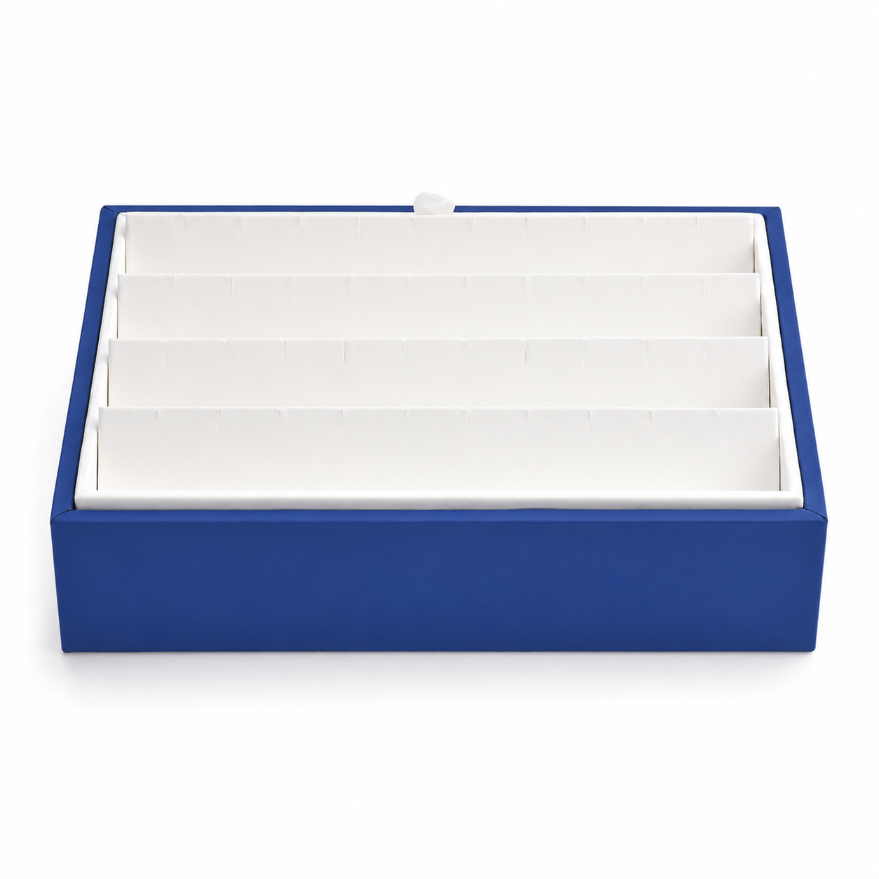 4-row jewelry tray for displaying 20 pairs of stud and small drop earrings