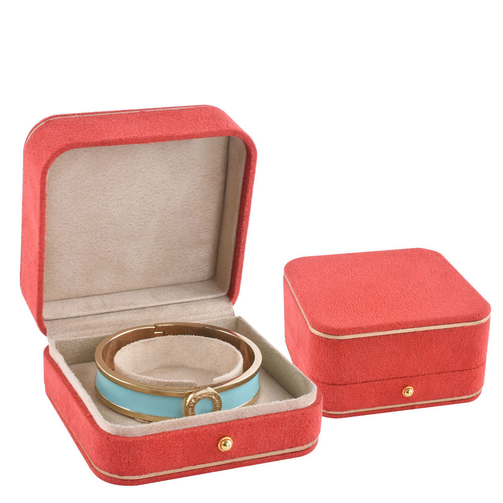 Orang High-end faux suede Bangle Watch Box – Jeweller Buy