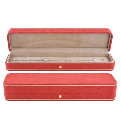 Orang High-end faux suede Bracelet Box