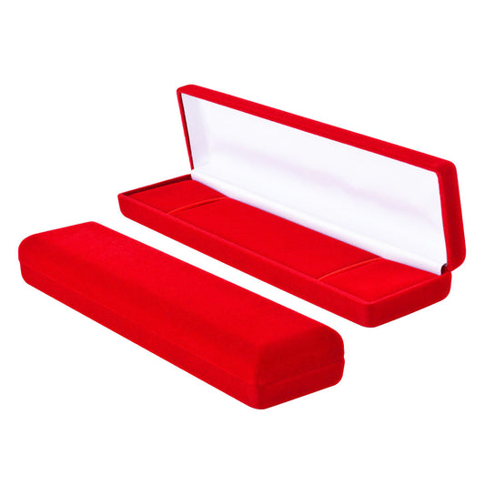 Cajas para pulseras de terciopelo rojo, precio por 6 piezas