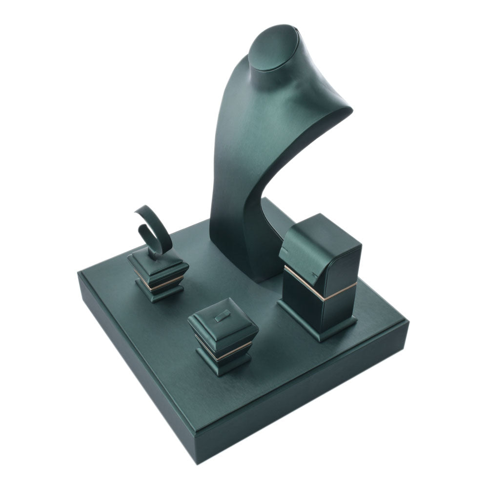 회색 팔찌 시계 디스플레이 트레이