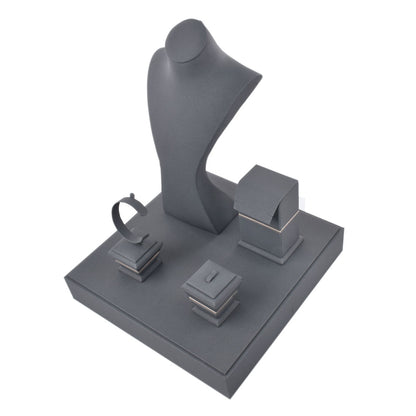 회색 팔찌 시계 디스플레이 트레이