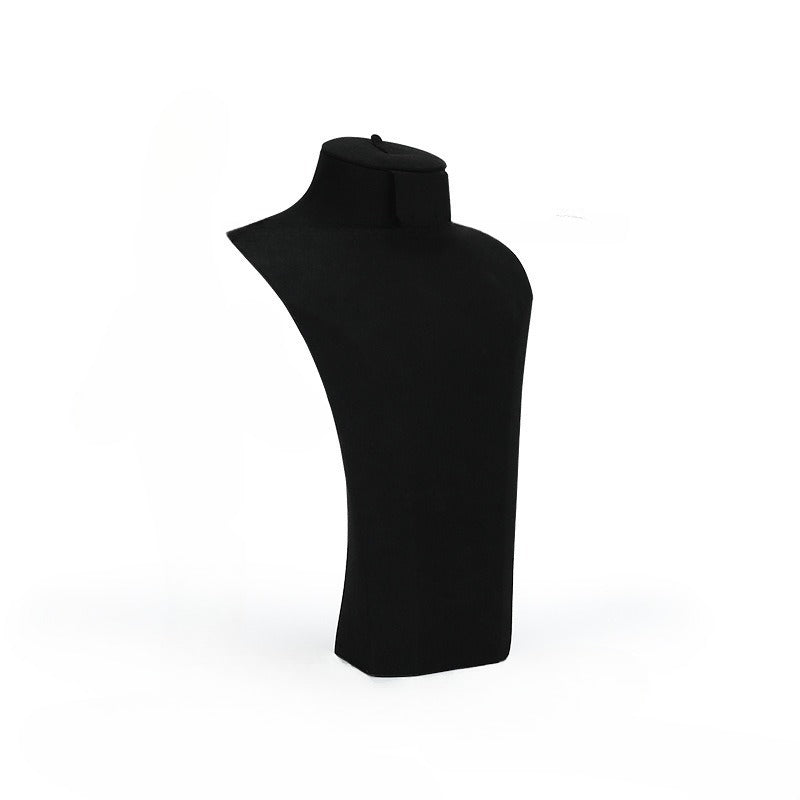 Microfiber Mannequin Jewelry Display Bust for Earrings Necklaces Rings